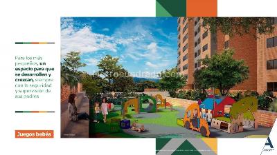 Apartamento de 2 alcobas en venta en El Porvenir, Rionegro, 64 m² · foto 4 de 10