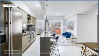 Apartamento de 3 alcobas en venta en Hortensia, Itagüí, 65 m² · foto 2 de 15