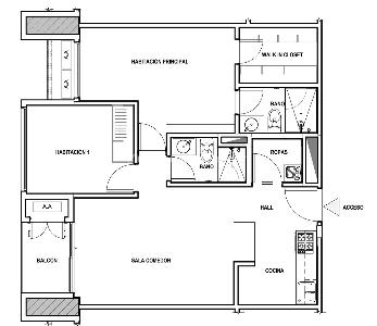 Apartamento de 2 alcobas en venta en El Santuario, Barranquilla, 62 m² · foto 5 de 8