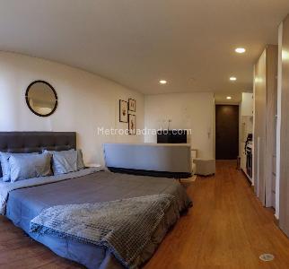 Apartaestudio en arriendo en Javeriana, Bogotá, 27 m² · foto 3 de 19