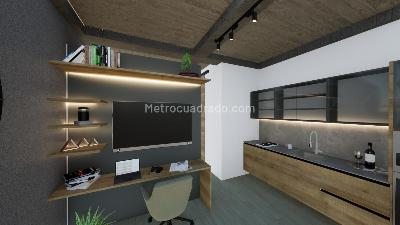 Apartaestudio en venta en Chico Rincon, Bogotá, 23 m² · foto 9 de 20