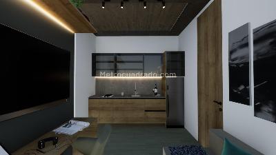 Apartaestudio en venta en Chico Rincon, Bogotá, 23 m² · foto 12 de 20