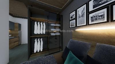 Apartaestudio en venta en Chico Rincon, Bogotá, 23 m² · foto 7 de 20