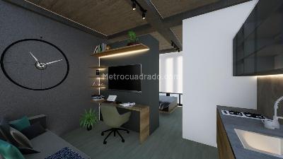 Apartaestudio en venta en Chico Rincon, Bogotá, 23 m² · foto 8 de 20