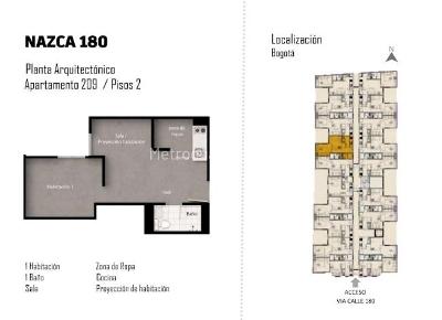 Apartamento de 1 alcoba en venta en Torres De San Antonio Norte, Bogotá, 27 m² · foto 20 de 20