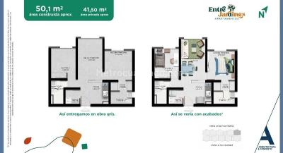 Apartamento de 2 alcobas en venta en Calasanz, Medellín, 50 m² · foto 8 de 11