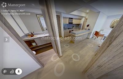 Apartamento de 2 alcobas en venta en Ciudad Peldar, Envigado, 62 m² · foto 3 de 12