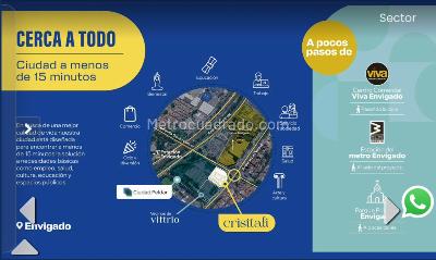 Apartamento de 2 alcobas en venta en Ciudad Peldar, Envigado, 62 m² · foto 11 de 12