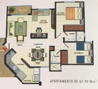 Apartamento en venta en Napoles, Cali · foto 16 de 18