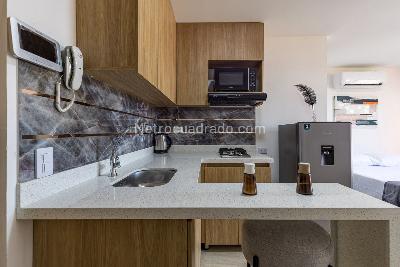 Apartamento de 1 alcoba en venta en Belen, Medellín, 29 m² · foto 3 de 14