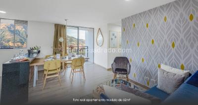 Apartamento de 2 alcobas en venta en Serramonte, Bello, 63 m² · foto 6 de 11