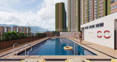 Apartamento de 2 alcobas en venta en Santa Ana, Bello, 52 m² · foto 6 de 8