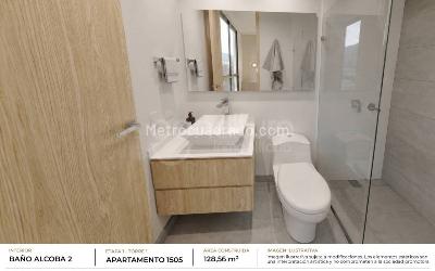 Apartamento de 3 alcobas en venta en El Poblado, Medellín, 128 m² · foto 10 de 20