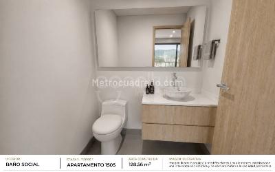 Apartamento de 3 alcobas en venta en El Poblado, Medellín, 128 m² · foto 11 de 20