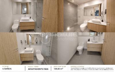 Apartamento de 3 alcobas en venta en El Poblado, Medellín, 128 m² · foto 13 de 20