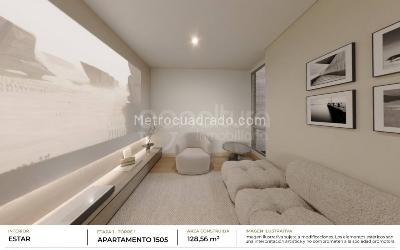 Apartamento de 3 alcobas en venta en El Poblado, Medellín, 128 m² · foto 5 de 20