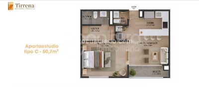 Apartamento de 2 alcobas en venta en San Jose, Sabaneta, 51 m² · foto 2 de 7
