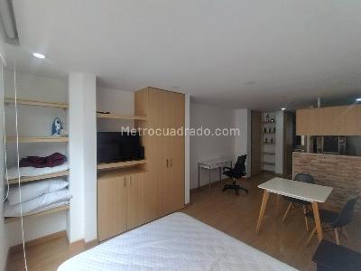 Apartamento de 1 alcoba en arriendo en Alfonso Lopez, Bogotá, 30 m² · foto 9 de 14
