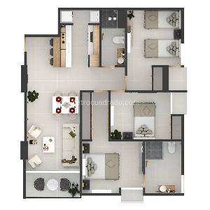 Apartamento en venta en Ciudad Jardin, Barranquilla · foto 8 de 9