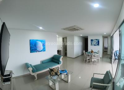 Apartamento de 3 alcobas en arriendo en Manga, Cartagena, 117 m² · foto 10 de 20