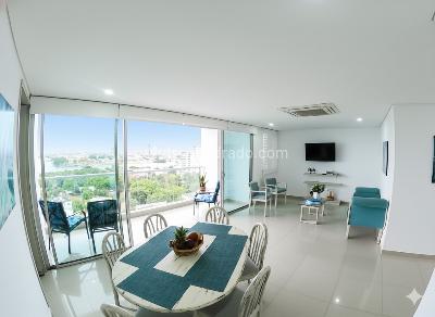 Apartamento de 3 alcobas en arriendo en Manga, Cartagena, 117 m² · foto 11 de 20