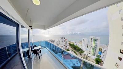 Apartamento de 2 alcobas en venta en El Laguito, Cartagena, 83 m² · foto 6 de 12