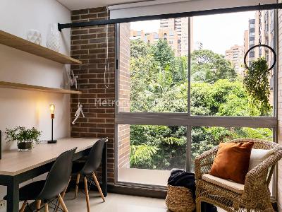 Apartamento de 1 alcoba en arriendo en El Poblado, Medellín, 32 m² · foto 3 de 10