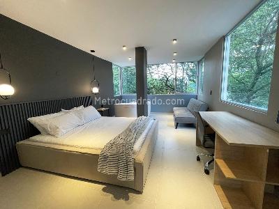 Apartaestudio en arriendo en El Poblado, Medellín, 49 m² · foto 5 de 17