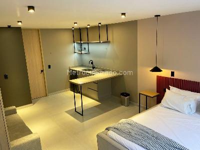 Apartaestudio en arriendo en El Poblado, Medellín · foto 10 de 11