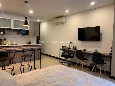 Apartamento de 1 alcoba en arriendo en El Poblado, Medellín, 33 m² · foto 3 de 10