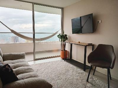 Apartamento de 1 alcoba en arriendo en El Poblado, Medellín, 57 m² · foto 2 de 13