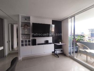 Apartamento de 1 alcoba en arriendo en Lalinde, Medellín, 45 m² · foto 3 de 11