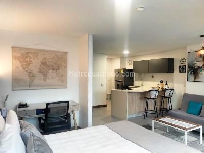 Apartamento de 1 alcoba en arriendo en El Poblado, Medellín, 43 m² · foto 13 de 15