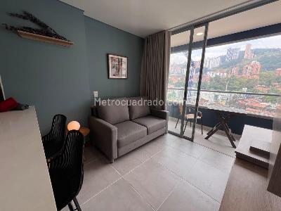 Apartamento de 1 alcoba en arriendo en Villa Carlota, Medellín, 44 m² · foto 3 de 10