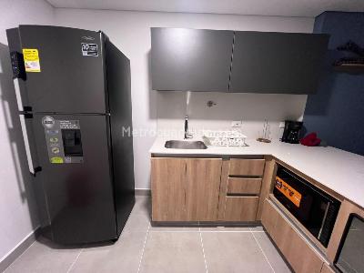 Apartamento de 1 alcoba en arriendo en Villa Carlota, Medellín, 44 m² · foto 6 de 10