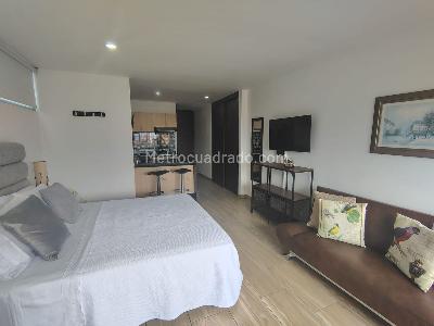 Apartamento de 1 alcoba en arriendo en La Aguacatala, Medellín, 38 m² · foto 5 de 9