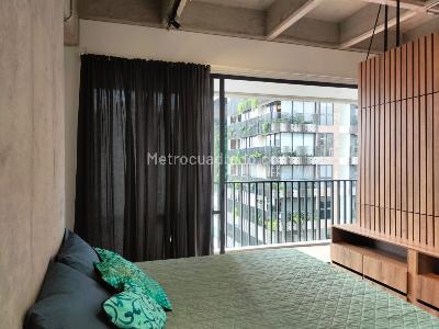Apartamento de 1 alcoba en arriendo en Villa Carlota, Medellín, 50 m² · foto 9 de 13