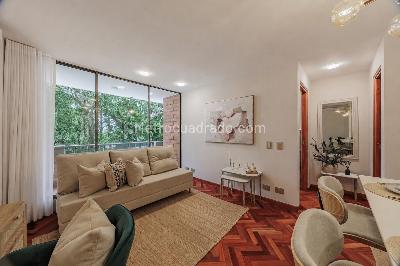 Apartamento de 1 alcoba en venta en El Poblado, Medellín, 53 m² · foto 4 de 12