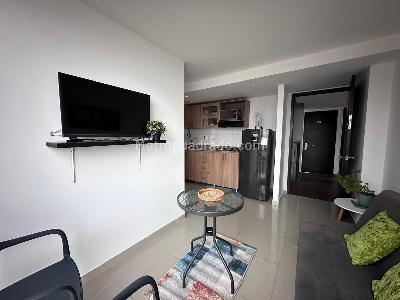 Apartamento de 1 alcoba en arriendo en El Tesoro, Medellín, 35 m² · foto 3 de 17