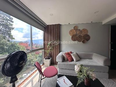 Apartamento de 1 alcoba en arriendo en El Tesoro, Medellín, 35 m² · foto 2 de 13
