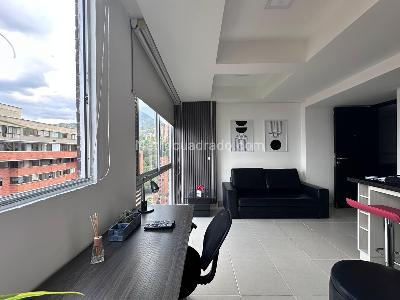 Apartamento de 1 alcoba en arriendo en El Tesoro, Medellín, 35 m² · foto 4 de 13