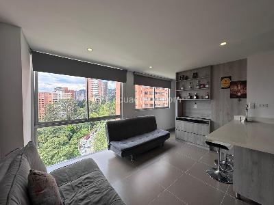 Apartamento de 1 alcoba en arriendo en El Tesoro, Medellín, 35 m² · foto 4 de 13