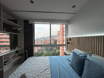 Apartamento de 1 alcoba en arriendo en El Tesoro, Medellín, 35 m² · foto 10 de 13