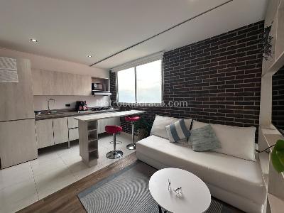 Apartamento de 1 alcoba en arriendo en El Tesoro, Medellín, 35 m² · foto 3 de 13