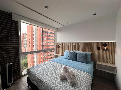 Apartamento de 1 alcoba en arriendo en El Tesoro, Medellín, 35 m² · foto 9 de 13