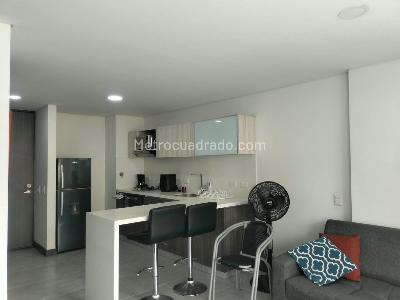 Apartamento de 1 alcoba en arriendo en Villa Carlota, Medellín, 44 m² · foto 3 de 10