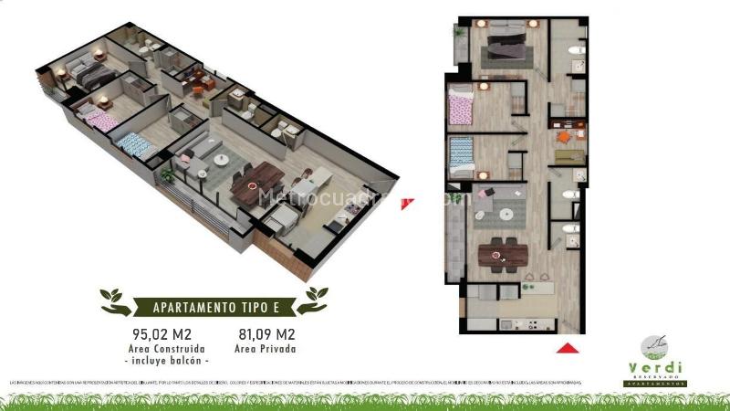 Apartamento en Venta, La primavera, Chía - Ansicht 2
