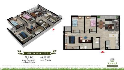 Apartamento en venta en La Privavera Sector, Chía · foto 3 de 20
