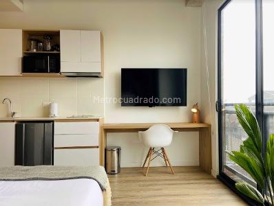 Apartaestudio en arriendo en Chapinero, Bogotá, 29 m² · foto 4 de 12