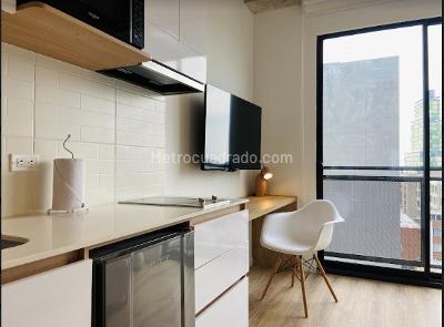 Apartaestudio en arriendo en Chapinero, Bogotá, 29 m² · foto 5 de 12